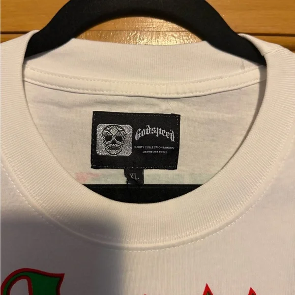 Godspeed White and Blue Graphic Men's Tee - Picture 2 of 7